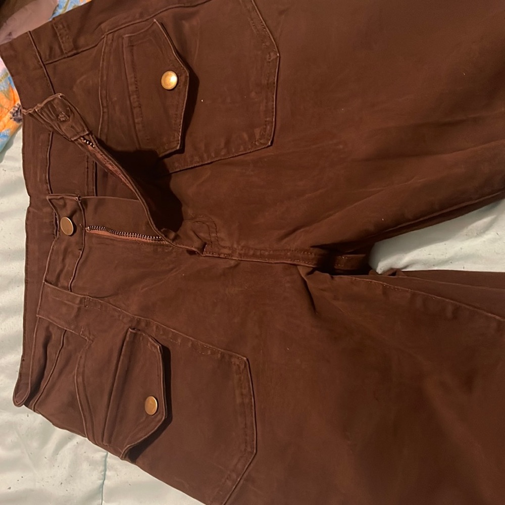 WORN ONCE 70s style straight leg pants